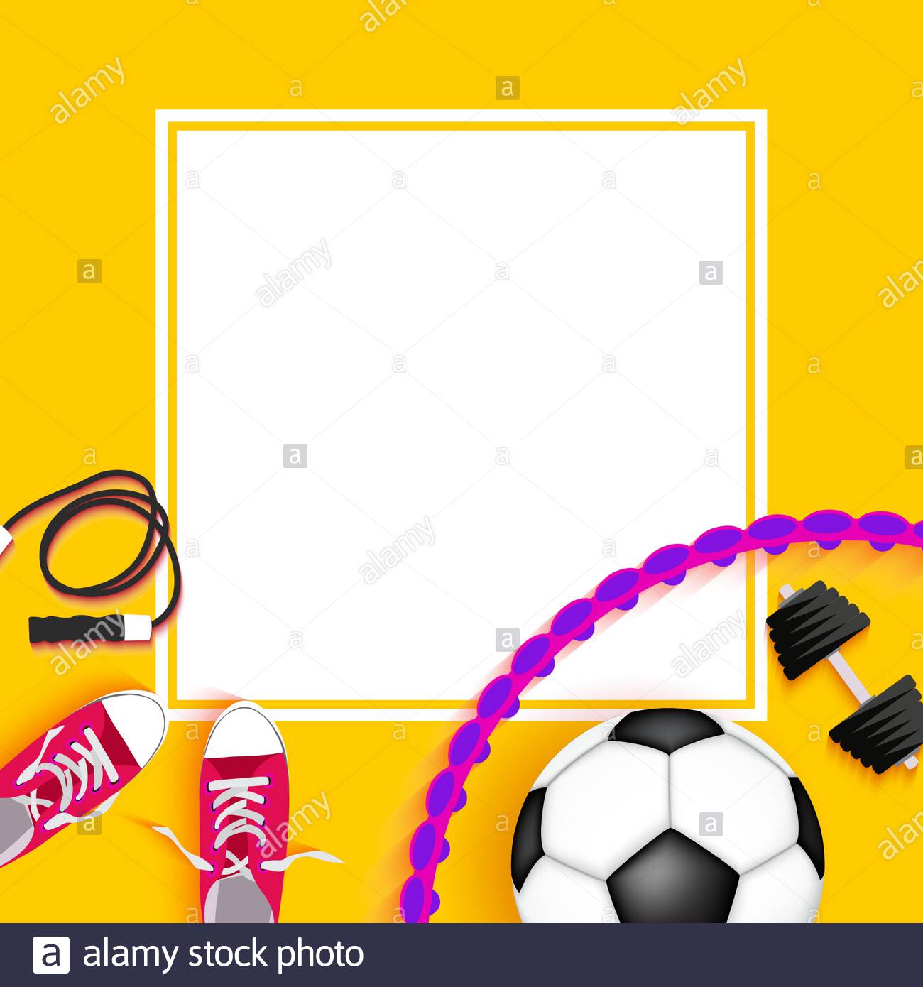 Abstract Fitness Sport Background Vector Illustration Stock