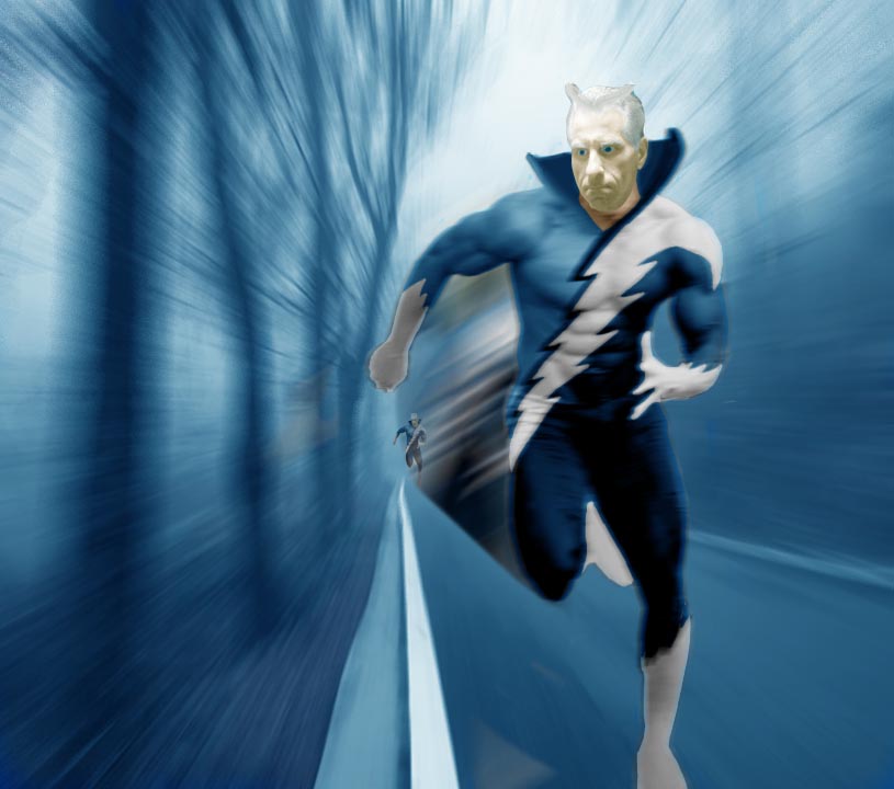 Quicksilver The Mutant Speedster Superhero Fan Art