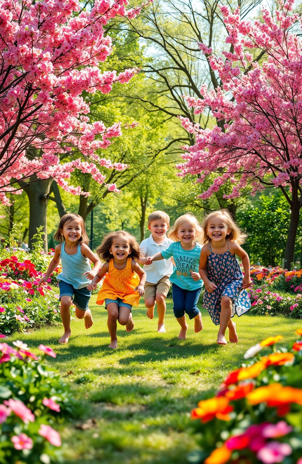 Barefoot Kids Wallpaper