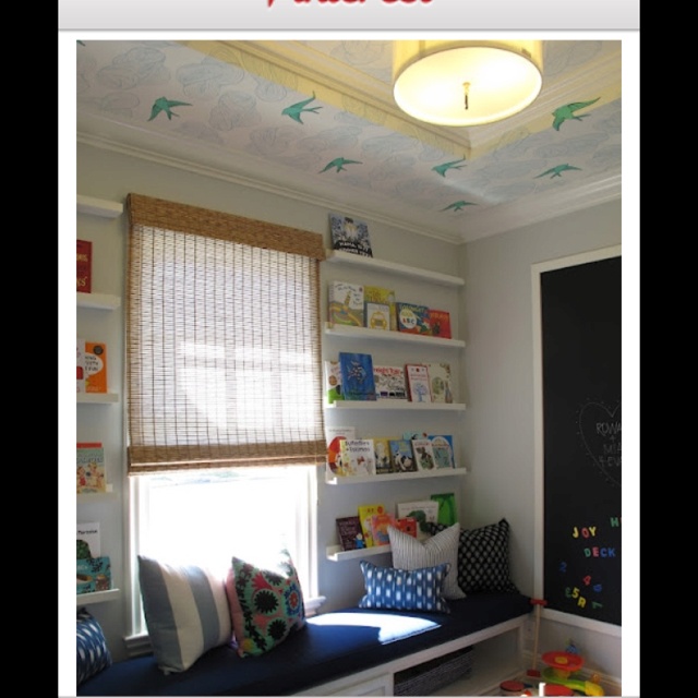 Birds on ceiling daydream wallpaper by Hygge and West