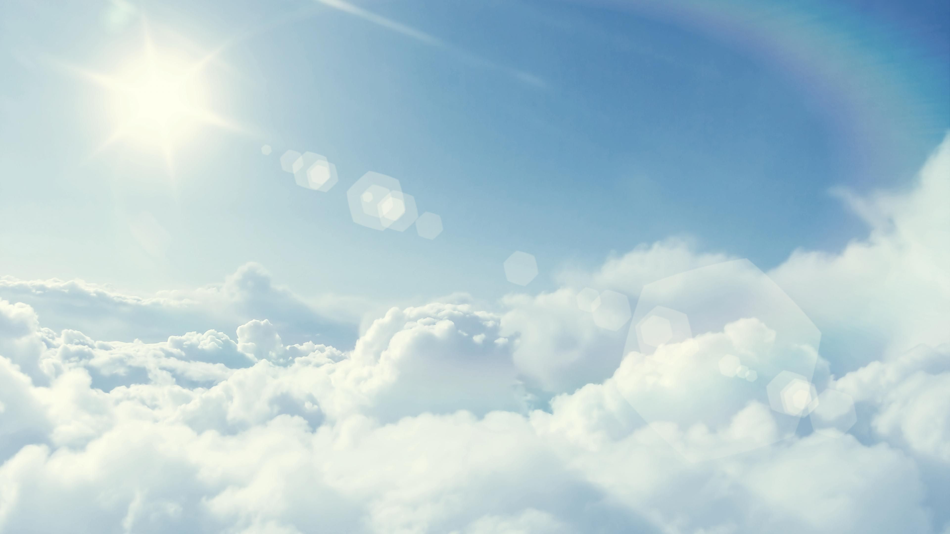 Best Of Heaven Wallpaper Clouds Sun And