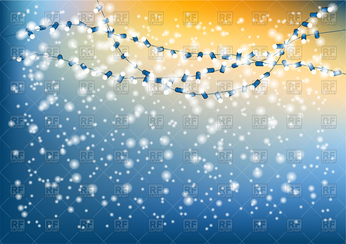 Christmas Lights Background Vector Image Of Background Textures