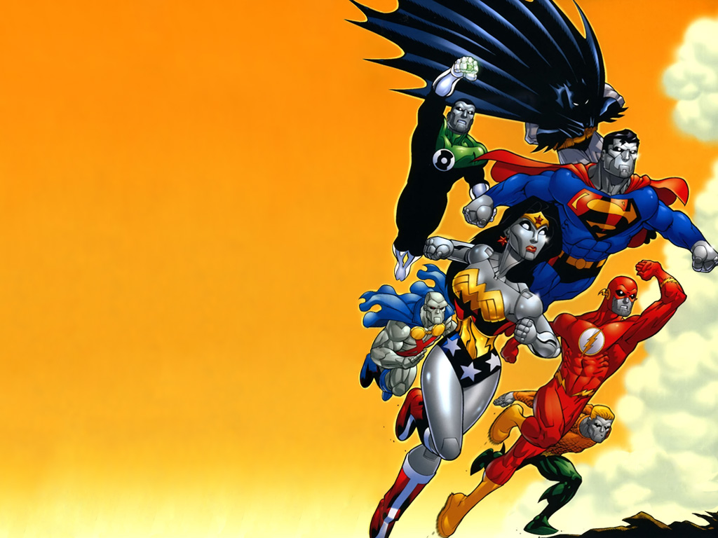 Justice League Wallpaper Cartoon