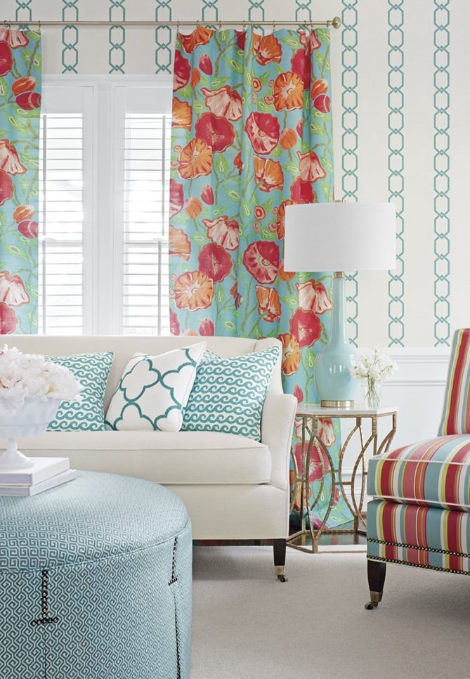 Thibauts Resort Collection Fresh Vibrant Colorful Decorative Fabric