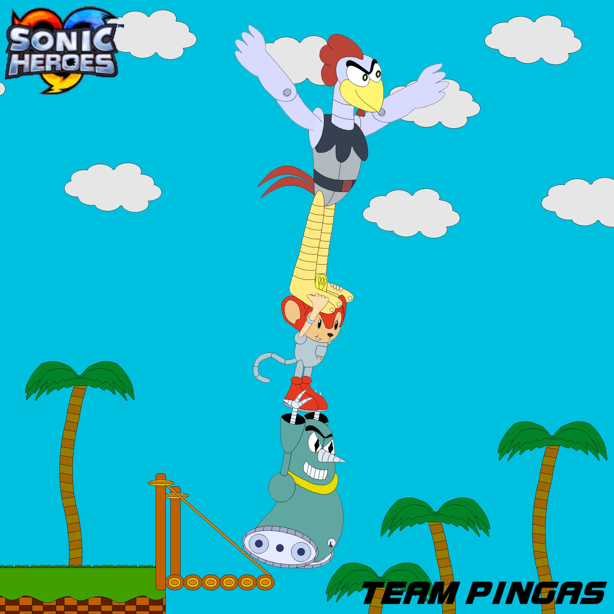 Sonic Heroes Team Pingas By Kphoria