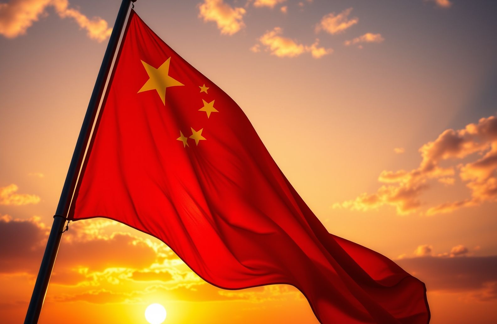 China Flag Wallpaper