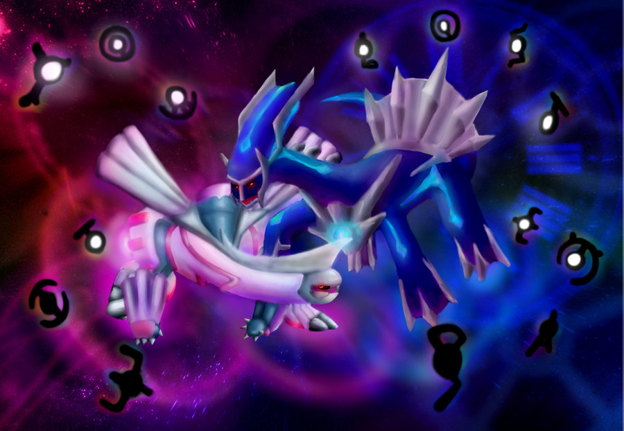 Another Dialga And Palkia By Dunnyct