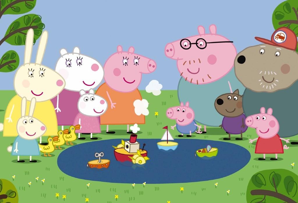 Peppa Pig Family And Friends Wallpaper1