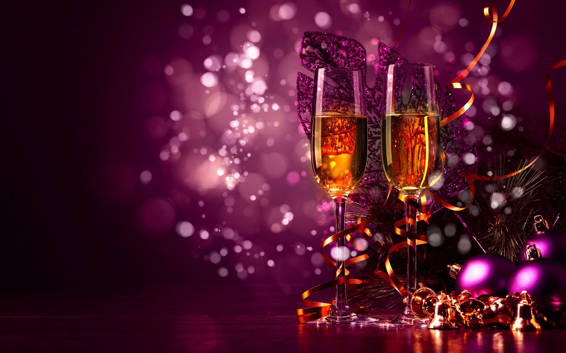 Champagne For New Years Eve Party Puter Desktop Wallpaper