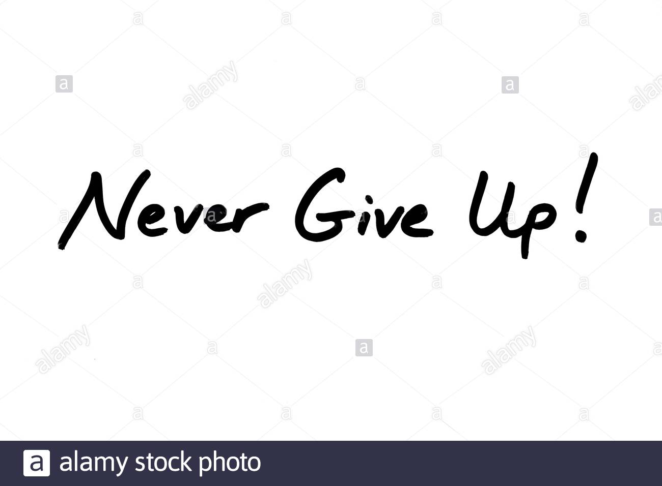 free-download-never-give-up-handwritten-on-a-white-background-stock