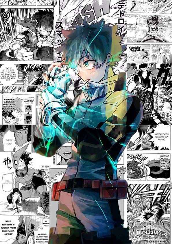 My Hero Academia Manga Wallpaper posted by Zoey Thompson