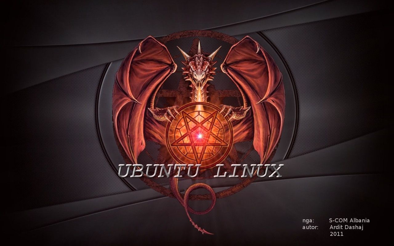 Ubuntu Dragon Wallpaper