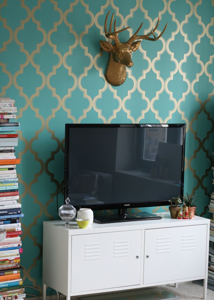 Diy Removable Statement Wallpaper Available At Target And Urban
