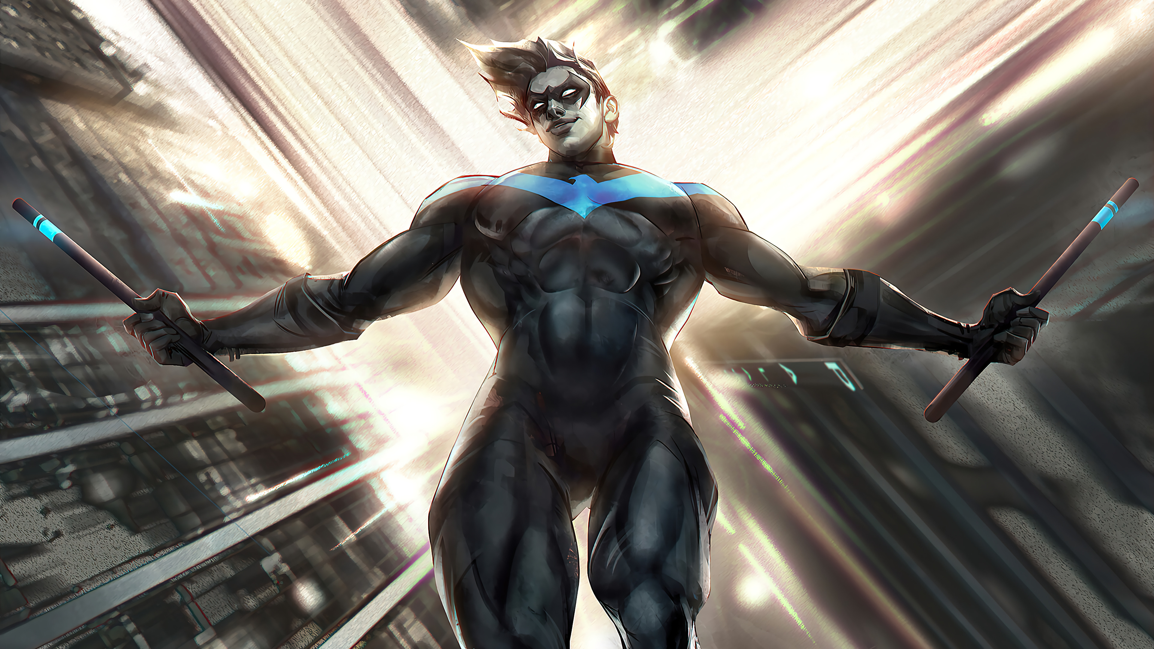 Nightwing DC Superhero 4K Wallpaper 62403