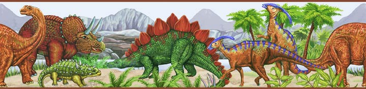 Bu51624 Dinosaur Wallpaper Border
