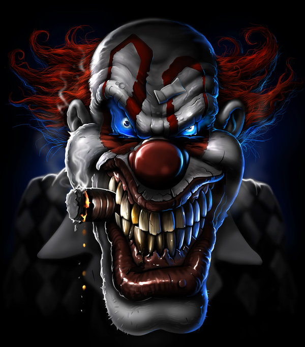 Evil Clown By Nightrhino