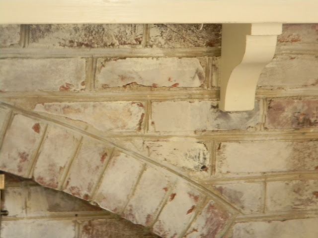 To Paint Brick Fireplace White Distressed Wallpaper