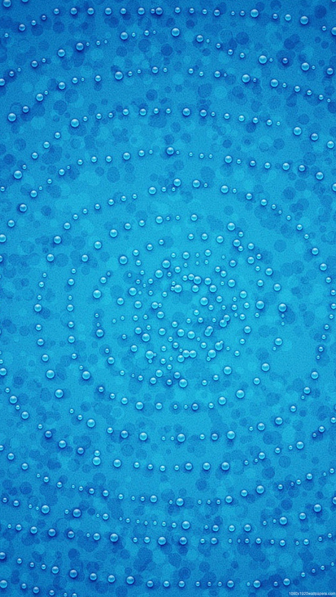 Blue Water Drops Wallpaper HD