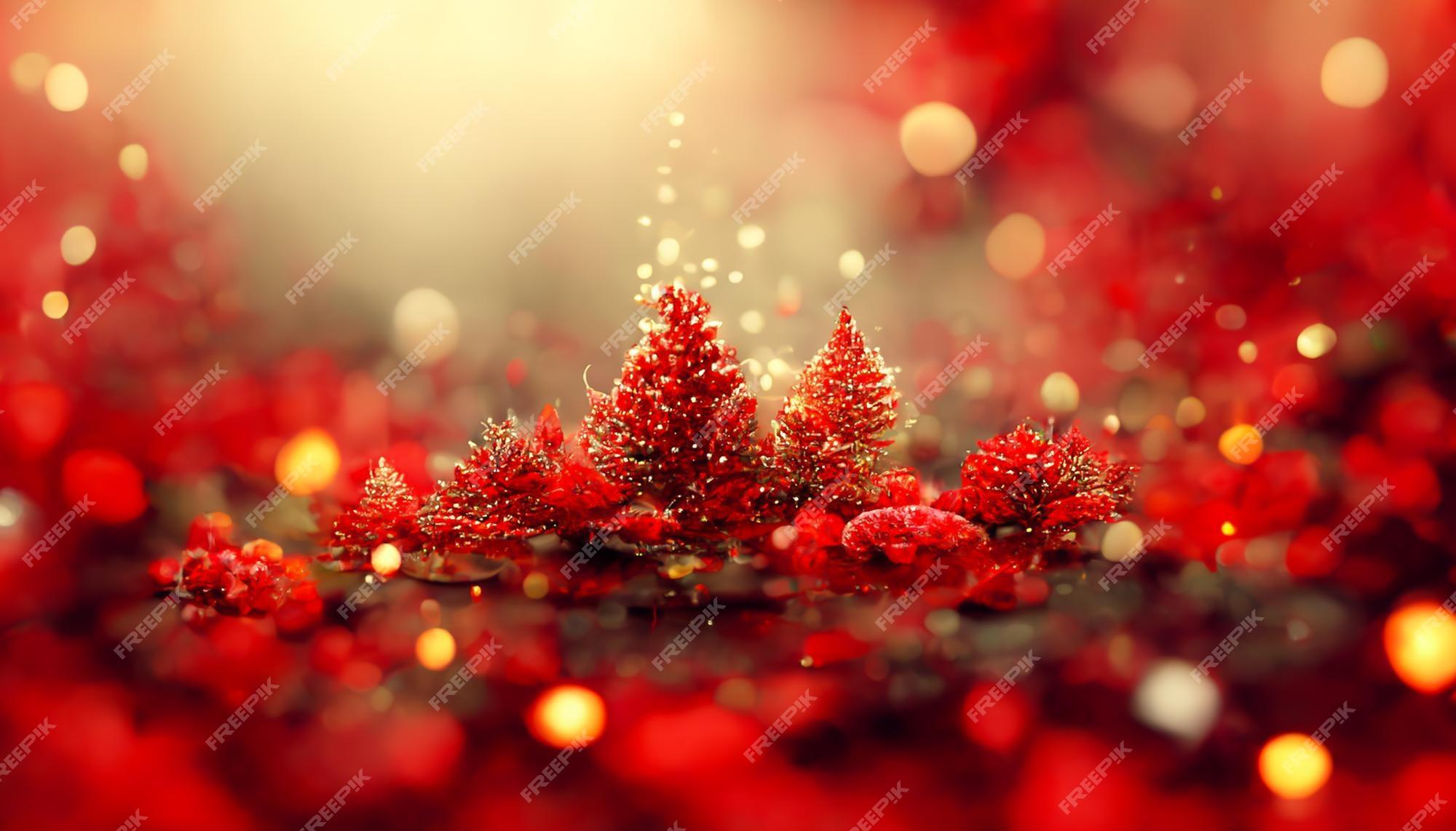Premium Photo Merry Christmas HD Red Wallpaper Beautiful