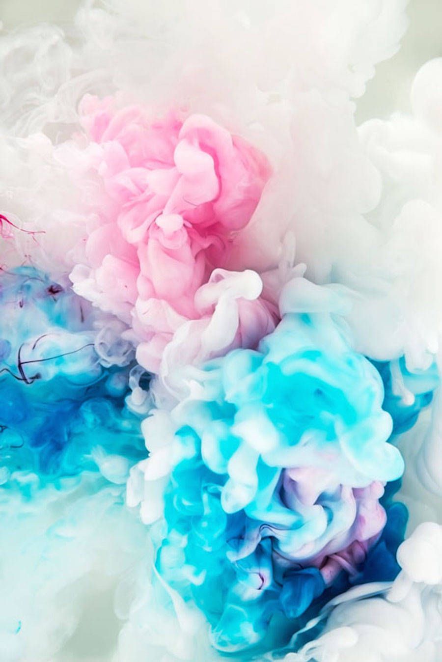 Aesthetic Colored Abstract Ink Explosions Trending Smoke