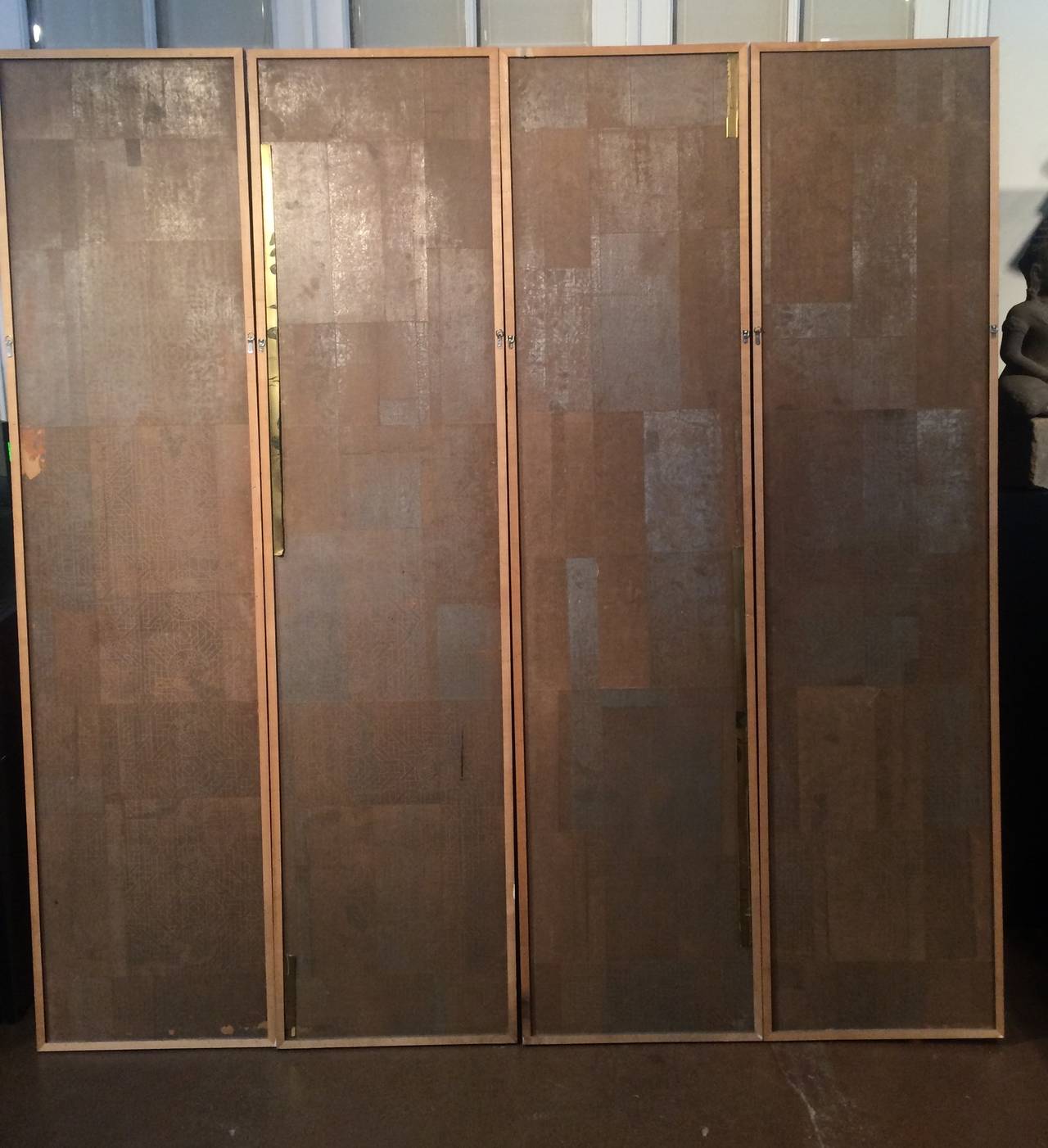 Four Framed Vintage Gracie Chinoiserie Wallpaper Panels at 1stdibs 1280x1402