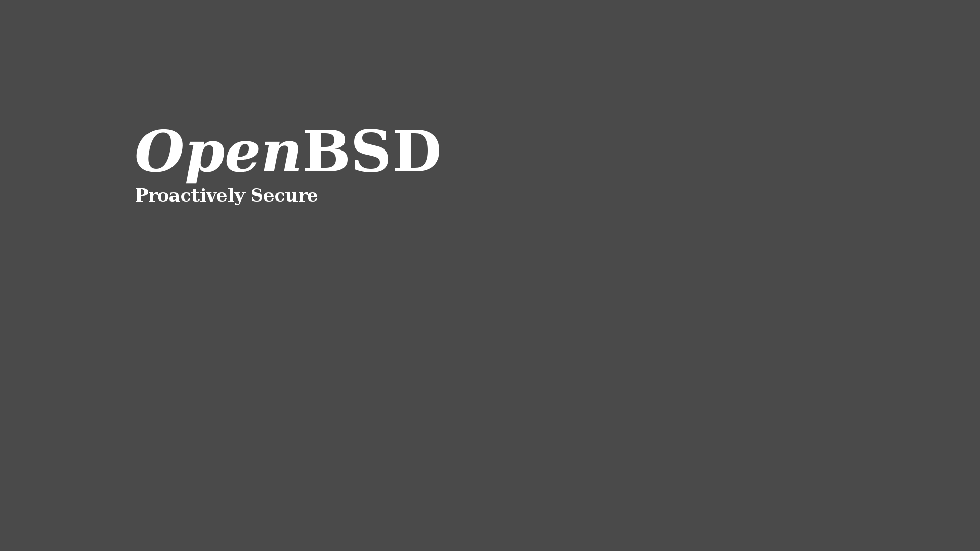 Openbsd Wallpaper I Made Going For Simple And Tasteful Someone