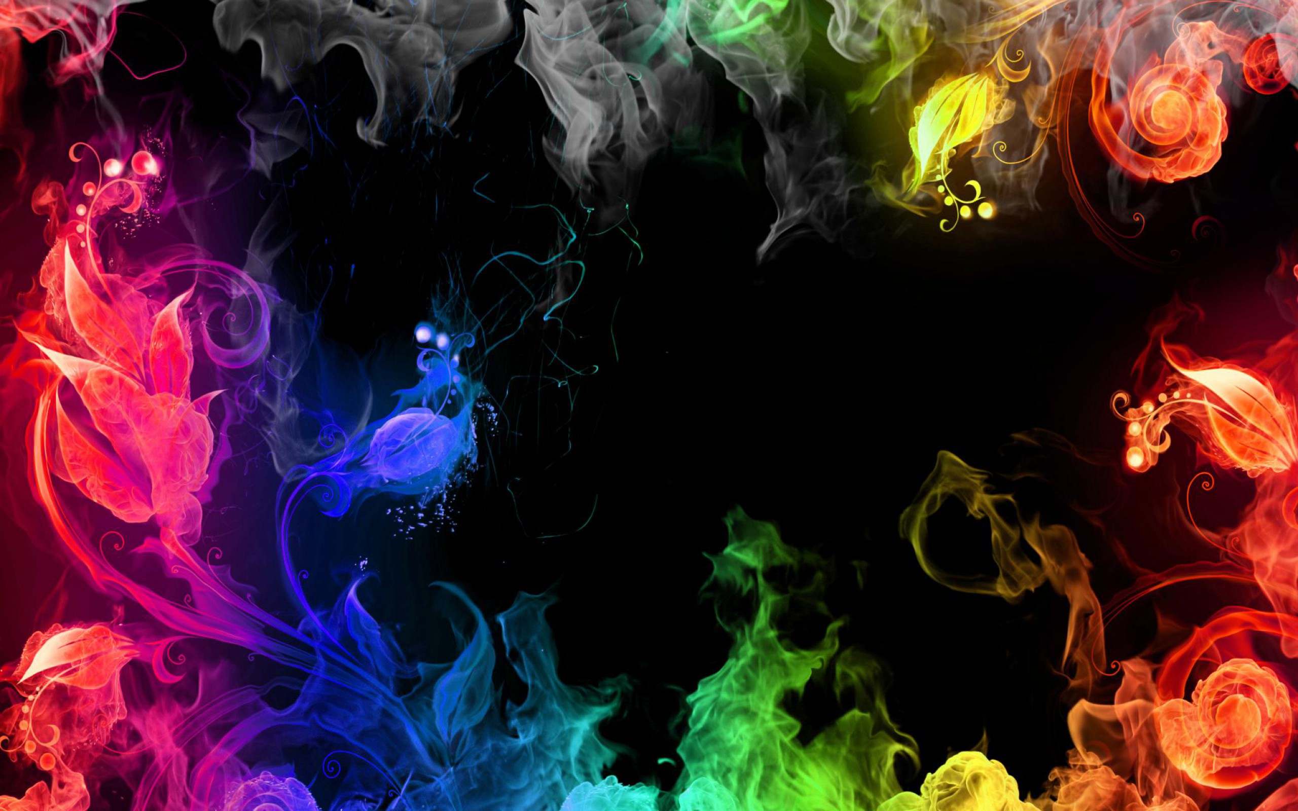 Rainbow Colors Fire Wallpaper Pictures Photos Image Chainimage