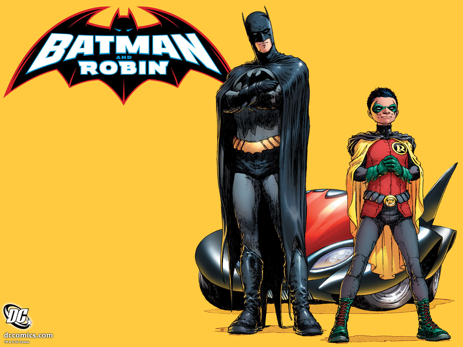 The New Batman And Robin Wallpaper
