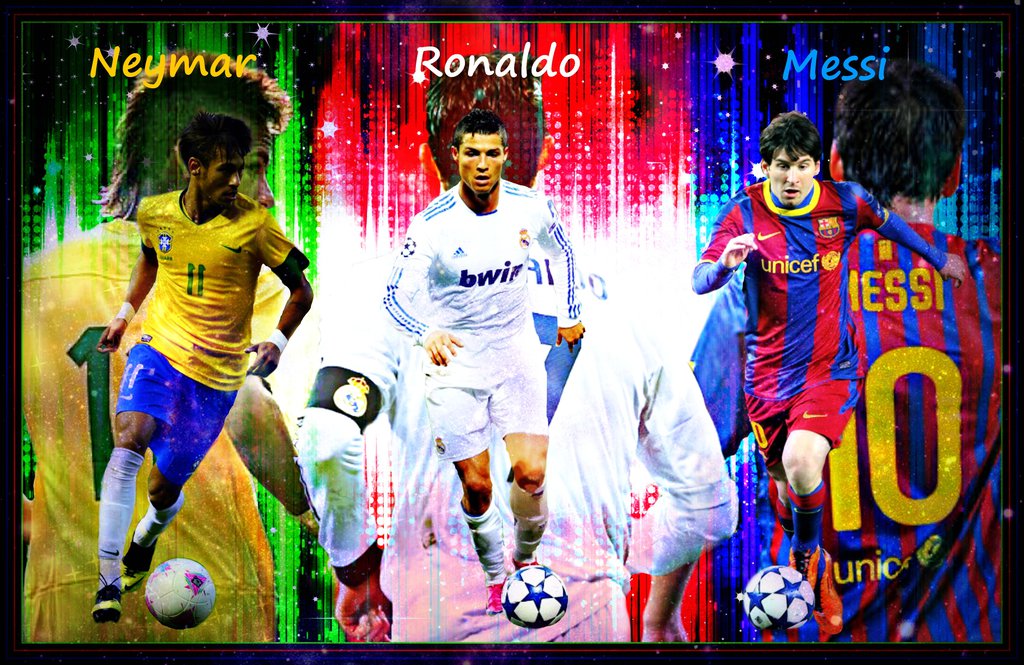 Free download RonaldoMessiNeymar by MaraJade3171 on [1024x665] for your  Desktop, Mobile & Tablet | Explore 48+ Messi and Neymar Wallpaper 2015 |  Neymar 2015 Wallpaper, Neymar 2015 Wallpapers, Messi Neymar Ronaldo  Wallpaper