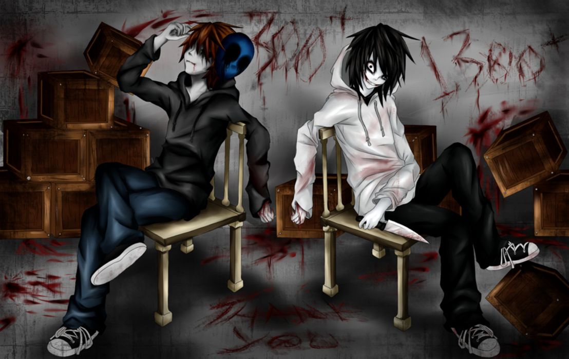 Jeff The Killer And Eyeless Jack Wallpaper