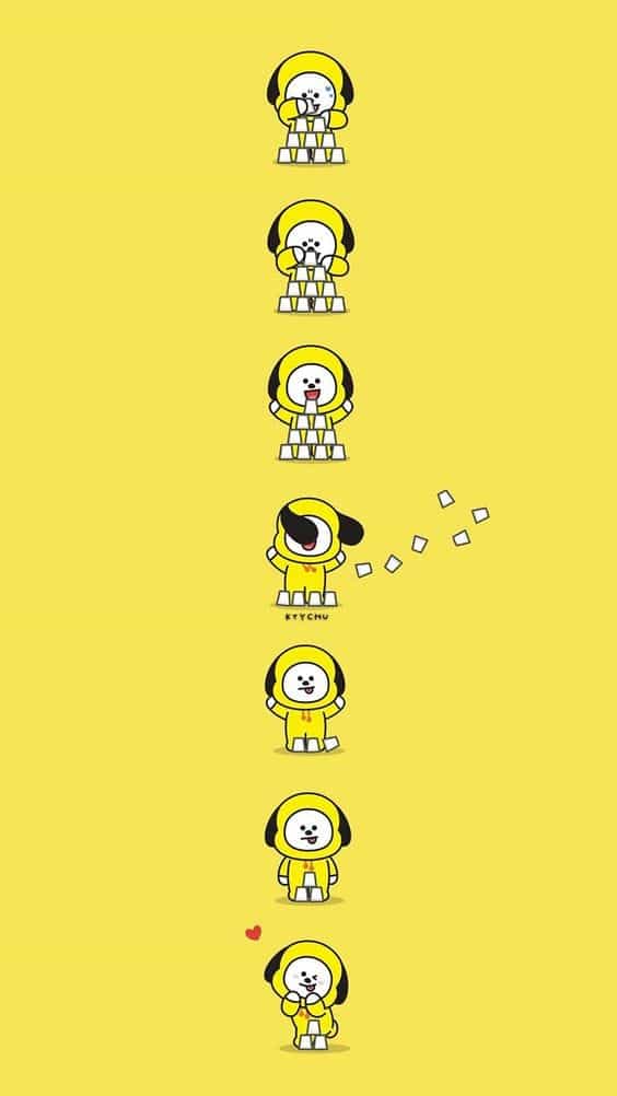 Bts Bt21 Wallpaper Chimmy Pls Make Sure To Follow Me Before