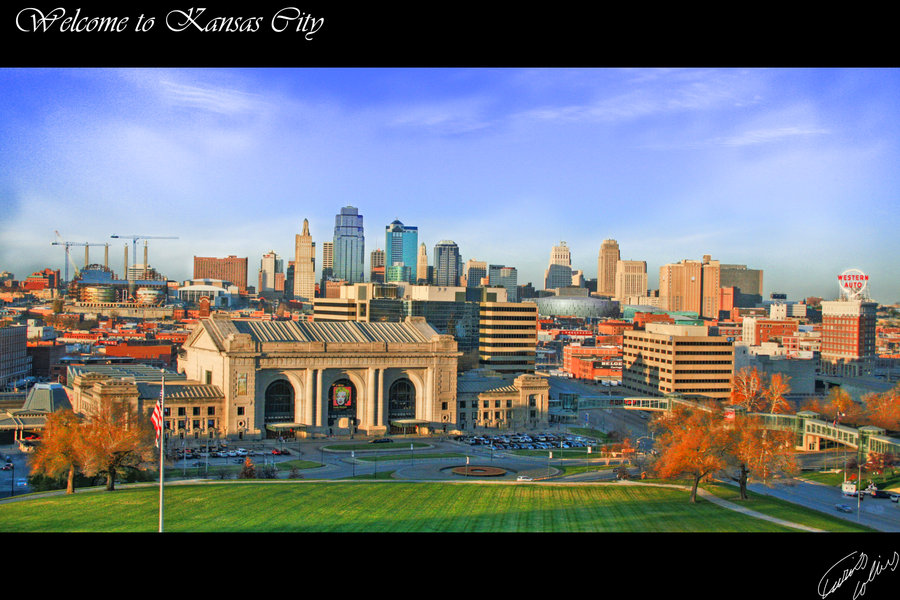 Kansas City Skyline By Curtydc