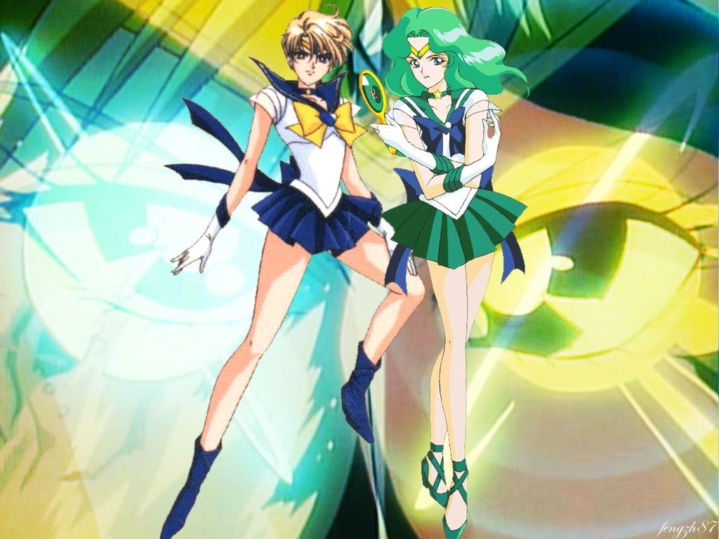 Sailor Moon Wallpaper Uranus Neptune