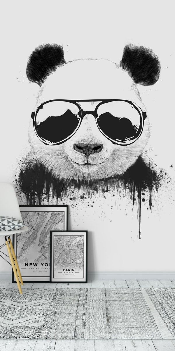 Stay Cool Wall Mural From Happywall Summer Wildlife Grunge