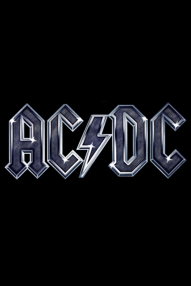 Ac Dc Logo iPhone HD Wallpaper
