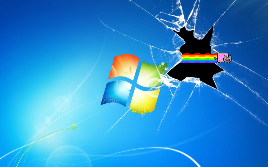 Broken Nyan Cat Windows By Hamza62240 Gabe