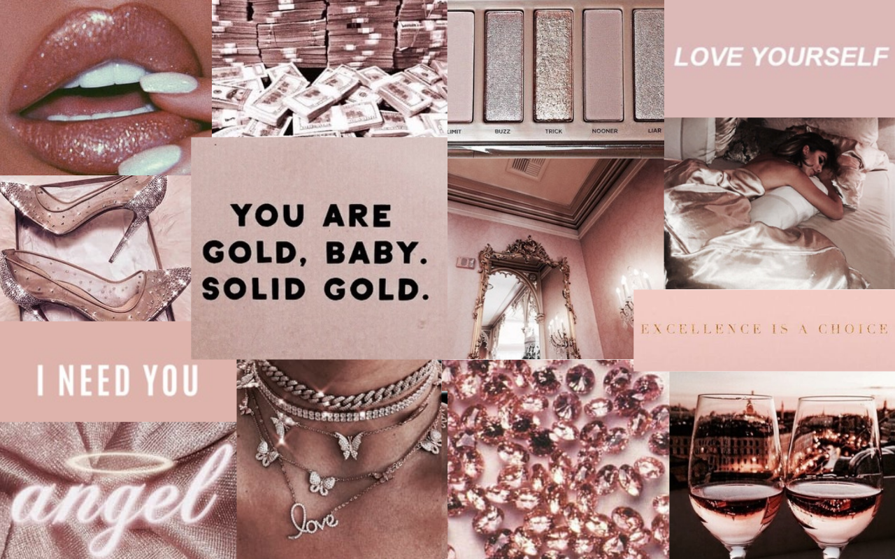 Gold Wallpaper Aesthetic Laptop