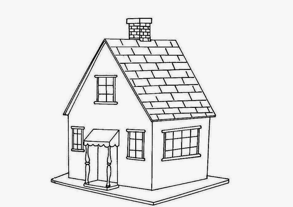 How to Draw a House - Beautiful House Drawing | Easy Draw - YouTube