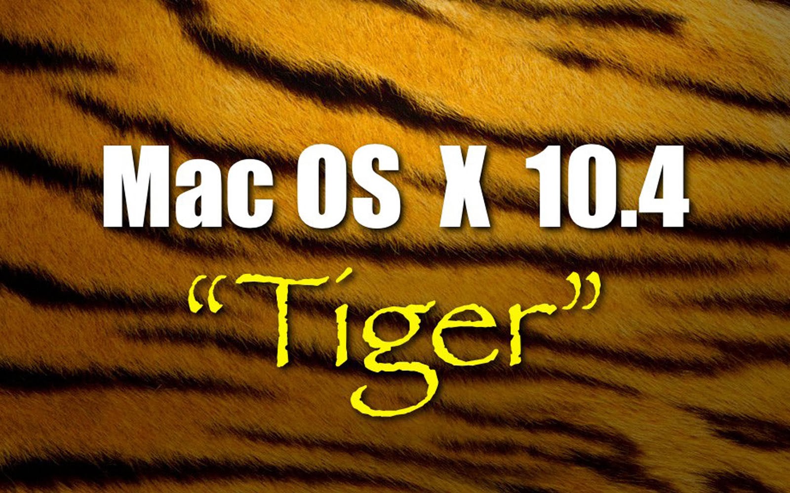 Wallpaper Mac Os X Tiger