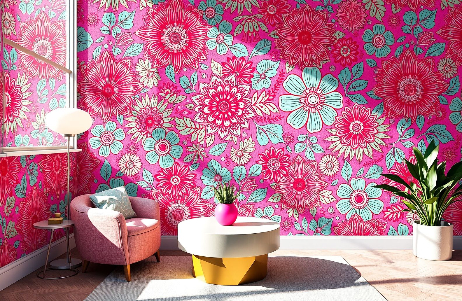 Bright Pink Wallpaper