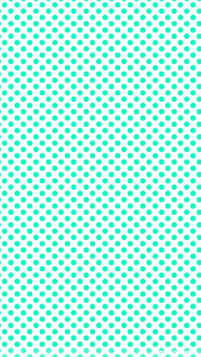 How to install this Teal And White Medium Polka Dots iPhone Wallpaper