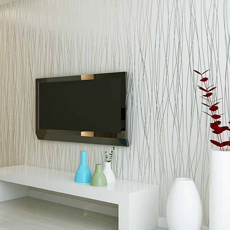 Wallpaper Wood Fiber Living Room Bedroom Embossed
