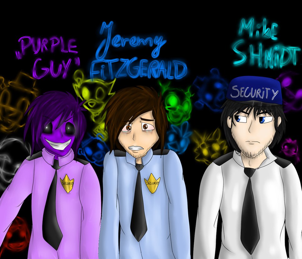 Fnaf Nearly All Human Characters By Aterriblepaintartist
