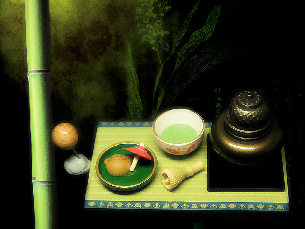 Green Tea Wagashi By Tsukku