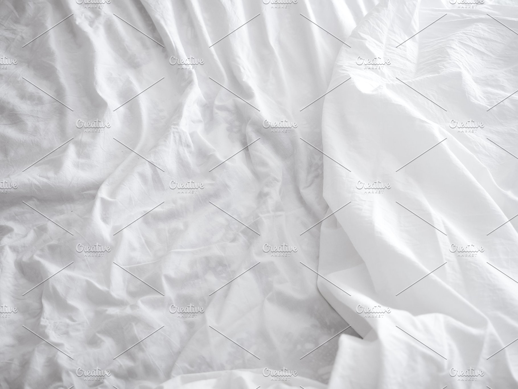 Soft White Bed Sheets Background High Quality Abstract Stock