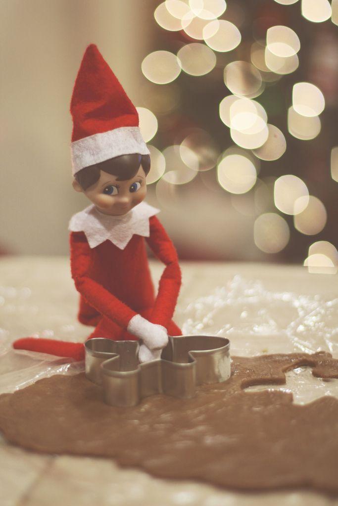 Elf On The Shelf Gingerbread Cookies