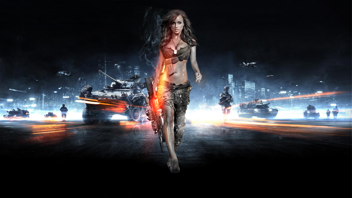 Sexy Battlefield 3 Wallpaper by K3nny94 1191x670