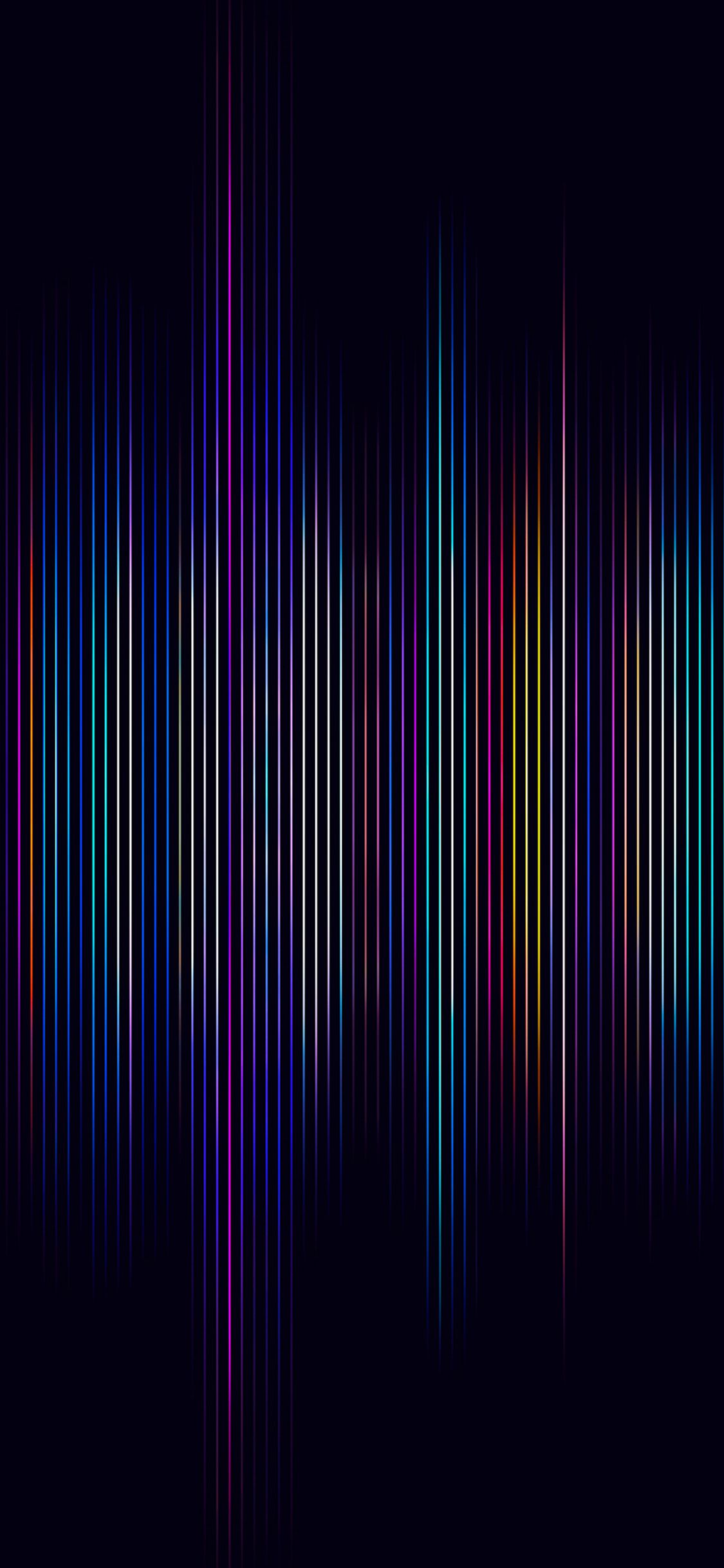 Multicoloured Wavelength Wallpaper iPhone