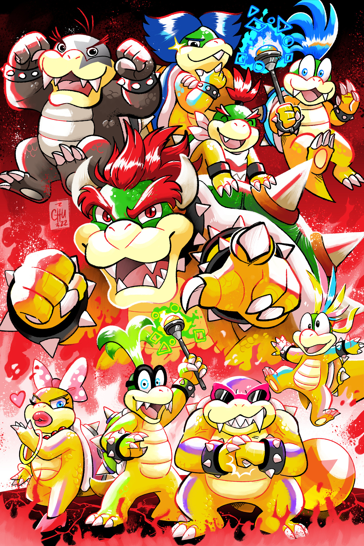 Bowser And The Koopalings By Chu Fur Affinity Dot