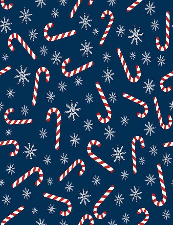 Christmas Cane Snowflakes Step And Repeat Photography Backdrop J